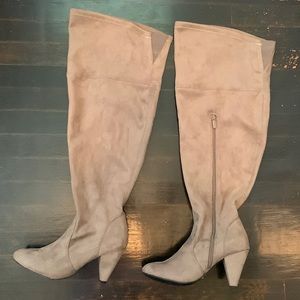 Torrid thigh high heeled boots